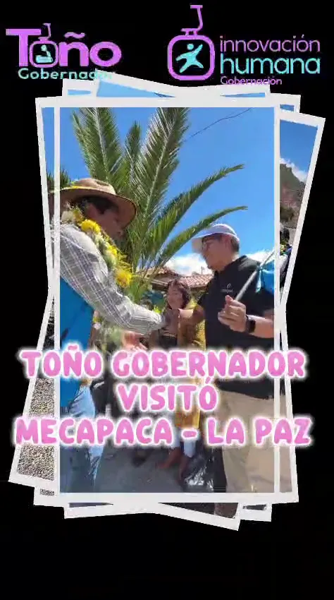 Antonio Riveros visita Mecapaca